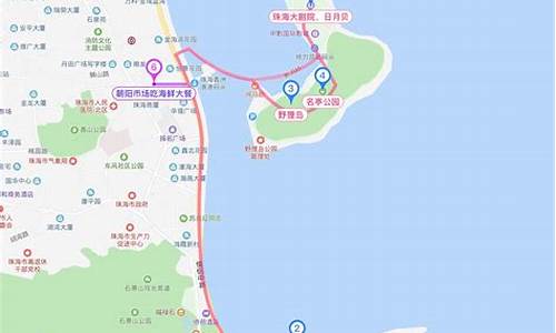 珠海旅游路线图手绘_到珠海旅游路线