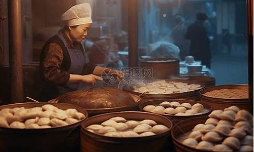 花果山公园附近美食-花果山公园卖包子